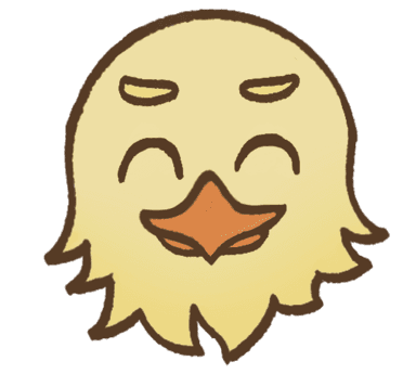 Happy duck