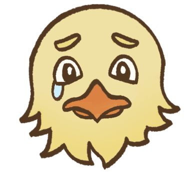 Sad duck